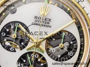 Daytona YG ADGF Best Edition YG/White Dial on YG Bracelet A7750 - Image 9