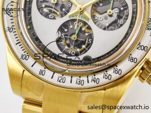 Daytona YG ADGF Best Edition YG/White Dial on YG Bracelet A7750 - Image 11