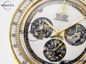 Daytona YG ADGF Best Edition YG/White Dial on YG Bracelet A7750 - Image 12