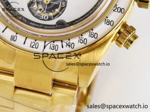 Daytona YG ADGF Best Edition YG/White Dial on YG Bracelet A7750 - Image 13