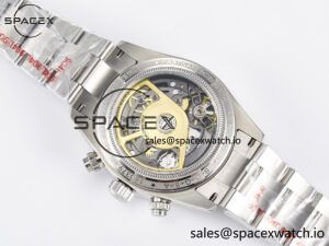 Daytona Artisans Skeleton SS ADGF Best Edition Blue Ceramic Bezel Skeleton Dial on SS Oyster Bracelet SA4130 - Image 17
