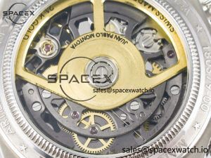 Daytona Artisans Skeleton SS ADGF Best Edition Blue Ceramic Bezel Skeleton Dial on SS Oyster Bracelet SA4130 - Image 19