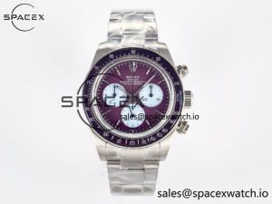 Daytona Scona SS ADGF Best Edition Purple Dial on SS Bracelet SA4130