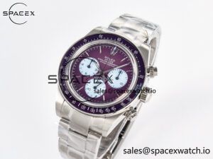 Daytona Scona SS ADGF Best Edition Purple Dial on SS Bracelet SA4130 - Image 4