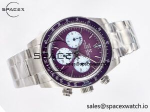 Daytona Scona SS ADGF Best Edition Purple Dial on SS Bracelet SA4130 - Image 7