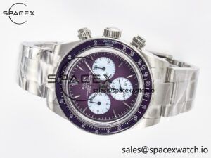 Daytona Scona SS ADGF Best Edition Purple Dial on SS Bracelet SA4130 - Image 8