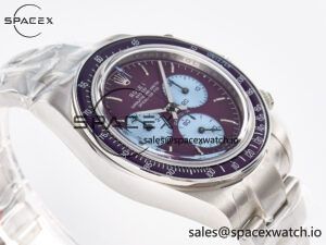 Daytona Scona SS ADGF Best Edition Purple Dial on SS Bracelet SA4130 - Image 6