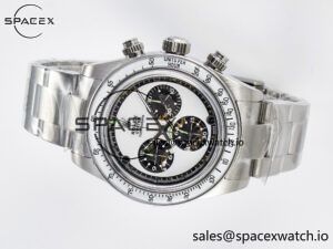 Daytona SS ADGF Best Edition White Skeleton Dial on SS Bracelet SA4130 - Image 8