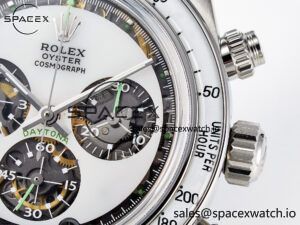 Daytona SS ADGF Best Edition White Skeleton Dial on SS Bracelet SA4130 - Image 10