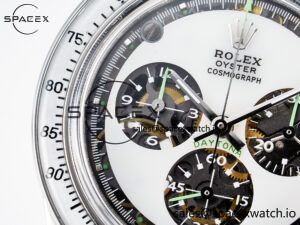 Daytona SS ADGF Best Edition White Skeleton Dial on SS Bracelet SA4130 - Image 12
