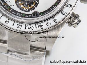 Daytona SS ADGF Best Edition White Skeleton Dial on SS Bracelet SA4130 - Image 13