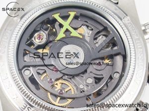 Daytona SS ADGF Best Edition White Skeleton Dial on SS Bracelet SA4130 - Image 19