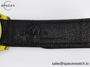 Daytona DIW Yellow Carbon Case DIWF Edition Black/White Dial on Black Nylon Strap A7750 - Image 20