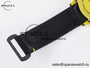 Daytona DIW Yellow Carbon Case DIWF Edition Black/White Dial on Black Nylon Strap A7750 - Image 21