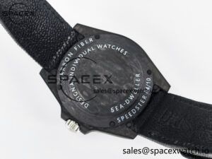 Sea Dweller 43mm Black Carbon DIWF Best Edition Gray Dial on Gray Nylon Strap A2824 V2 - Image 16