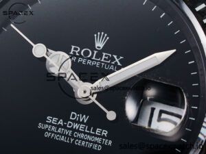 Sea Dweller 43mm Carbon DIWF Best Edition Black Dial on Black Nylon Strap A2824 - Image 9
