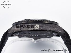 Sea Dweller 43mm Carbon DIWF Best Edition Black Dial on Black Nylon Strap A2824 - Image 13
