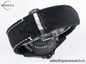 Sea Dweller 43mm Carbon DIWF Best Edition Black Dial on Black Nylon Strap A2824 - Image 15
