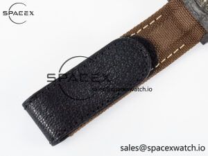 Daytona DIW Carbon Case and Bezel DIWF Edition Yellow Arabic Dial on Brown Nylon Strap A7750 - Image 18