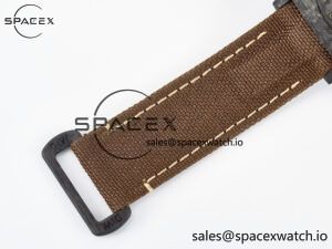 Daytona DIW Carbon Case and Bezel DIWF Edition Yellow Arabic Dial on Brown Nylon Strap A7750 - Image 19