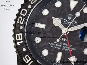GMT Carbon DIWF Best Edition Black Carbon Dial SS Markers on Black Nylon Strap SA3285 CHS V2 - Image 11