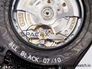GMT Carbon DIWF Best Edition Black Carbon Dial SS Markers on Black Nylon Strap SA3285 CHS V2 - Image 21