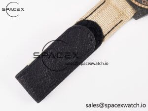 1GMT Carbon DIWF Best Edition Black Carbon Dial RG Markers on Beige Nylon Strap SA3186 CHS - Image 21