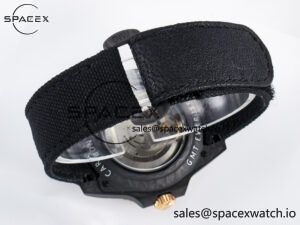 GMT Carbon DIWF Best Edition Black Carbon Dial RG Markers on Black Nylon Strap SA3186 CHS - Image 15