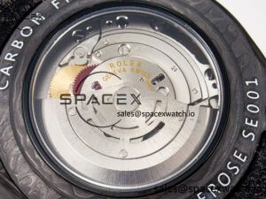 GMT Carbon DIWF Best Edition Black Carbon Dial RG Markers on Black Nylon Strap SA3186 CHS - Image 17