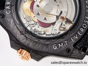 GMT Carbon DIWF Best Edition Black Carbon Dial RG Markers on Black Nylon Strap SA3186 CHS - Image 19