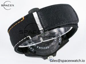 Sea Dweller 43mm Carbon DIWF Best Edition Graffiti Dial on Black Nylon Strap A2824 - Image 15