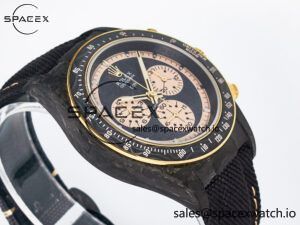 Daytona DIW Carbon Case DIWF Edition Carbon/Cream Dial on Black Nylon Strap A7750 - Image 6