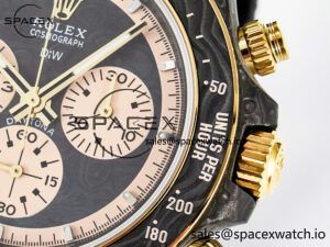 Daytona DIW Carbon Case DIWF Edition Carbon/Cream Dial on Black Nylon Strap A7750 - Image 10