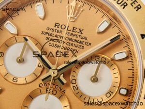Daytona DIW White Carbon Case YG Bezel DIWF Edition YG Dial on Brown Leather Strap A7750 - Image 9