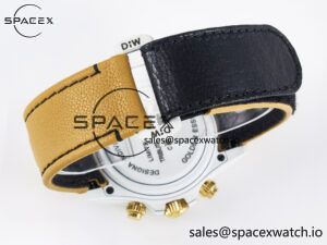 Daytona DIW White Carbon Case YG Bezel DIWF Edition YG Dial on Brown Leather Strap A7750 - Image 16