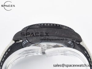 GMT Carbon DIWF Best Edition Black Carbon Dial SS Markers on White Nylon Strap SA3285 CHS V2 - Image 13