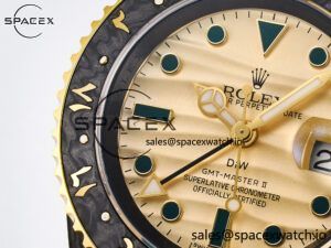 GMT Carbon DIWF Best Edition Yellow Dial on Green Nylon Strap SA3285 CHS V2 - Image 11