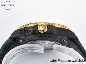 GMT Carbon DIWF Best Edition Yellow Dial on Green Nylon Strap SA3285 CHS V2 - Image 14