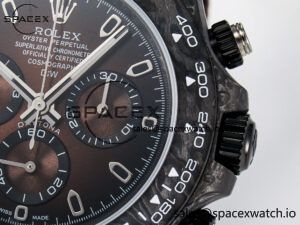 Daytona DIW Carbon/SS Case and Bezel DIWF Edition Brown Dial on Brown Nylon Strap A7750 - Image 10