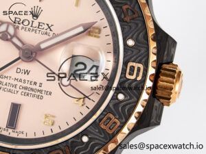 GMT Carbon DIWF Best Edition Yellow Roman Dial on Brown Nylon Strap SA3285 CHS V2 - Image 10