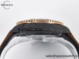 GMT Carbon DIWF Best Edition Yellow Roman Dial on Brown Nylon Strap SA3285 CHS V2 - Image 13