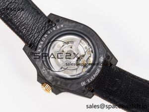 GMT Carbon DIWF Best Edition Yellow Roman Dial on Brown Nylon Strap SA3285 CHS V2 - Image 16