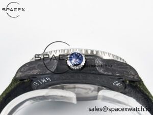 GMT Carbon DIWF Best Edition Green Arabic Dial on Green Nylon Strap SA3186 CHS - Image 14