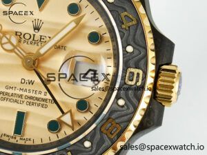 GMT Carbon DIWF Best Edition Yellow Dial on Green Nylon Strap SA3285 CHS V2 - Image 10