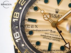 GMT Carbon DIWF Best Edition Yellow Dial on Green Nylon Strap SA3285 CHS V2 - Image 11