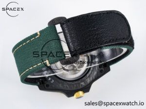 GMT Carbon DIWF Best Edition Yellow Dial on Green Nylon Strap SA3285 CHS V2 - Image 15