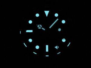 GMT Carbon DIWF Best Edition Black Carbon Dial SS Markers on White Nylon Strap SA3285 CHS V2 - Image 26