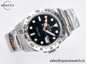 Explorer II 42mm 226570 904L SS QF 1:1 Best Edition Black Dial on Bracelet SH3285-2 CHS - Image 7