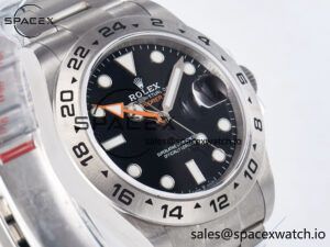 Explorer II 42mm 226570 904L SS QF 1:1 Best Edition Black Dial on Bracelet SH3285-2 CHS - Image 3
