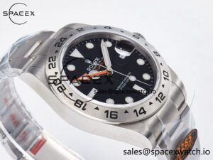 Explorer II 42mm 226570 904L SS QF 1:1 Best Edition Black Dial on Bracelet SH3285-2 CHS - Image 6
